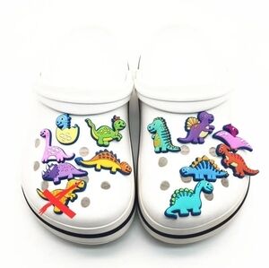 NEW Bundle 12 Dinosaurs Shoe Charms Crocs Jibbitz